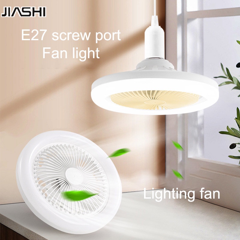 Quạt trần JIASHI có đèn LED đa năng tiết kiệm năng lượng tiện lợi