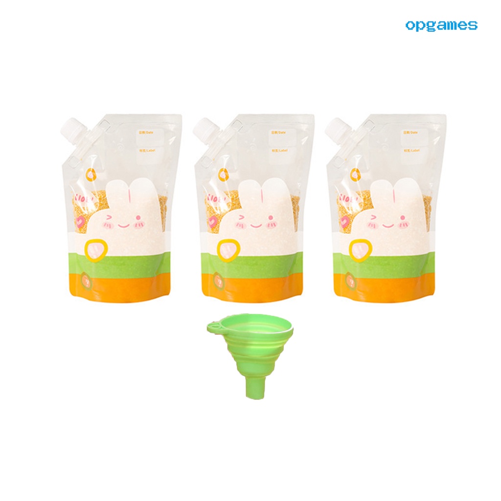 1 Bộ Túi Đựng Thực Phẩm Sức Chứa Lớn Trong Suốt Chống Rò Rỉ Chống Ẩm Có Thể Tái Sử Dụng