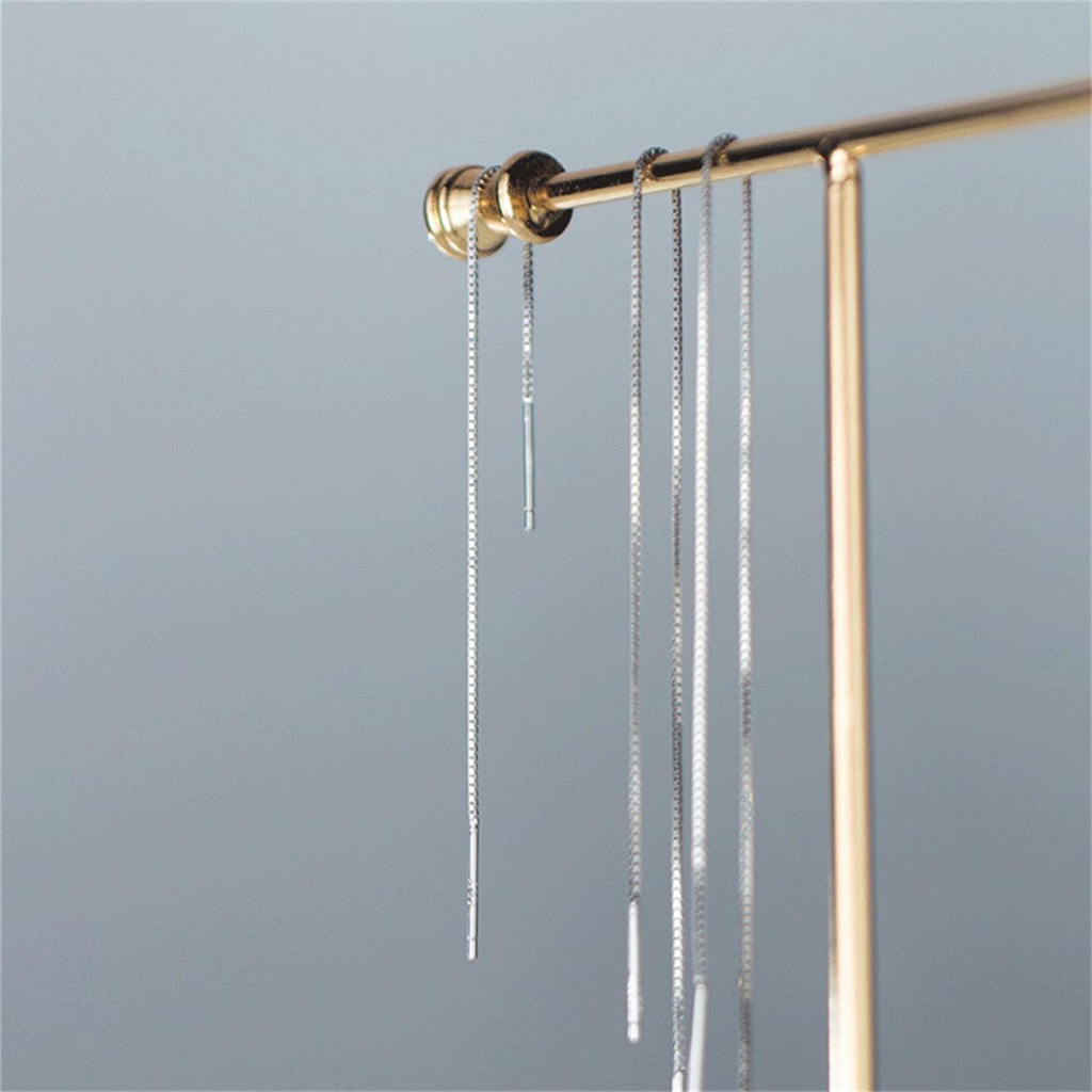 Khuyên Tai Tua Rua Dáng Dài Đơn Giản Phong Cách Hàn Quốc