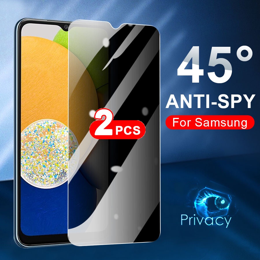 Set 2 Kính Cường Lực Chống Nhìn Trộm Cho Samsung Galaxy A10 A20 A30 A50 A10S A20S A30S A50 A01 A02 A03 A04 A02S A03S A04S A04E A21S