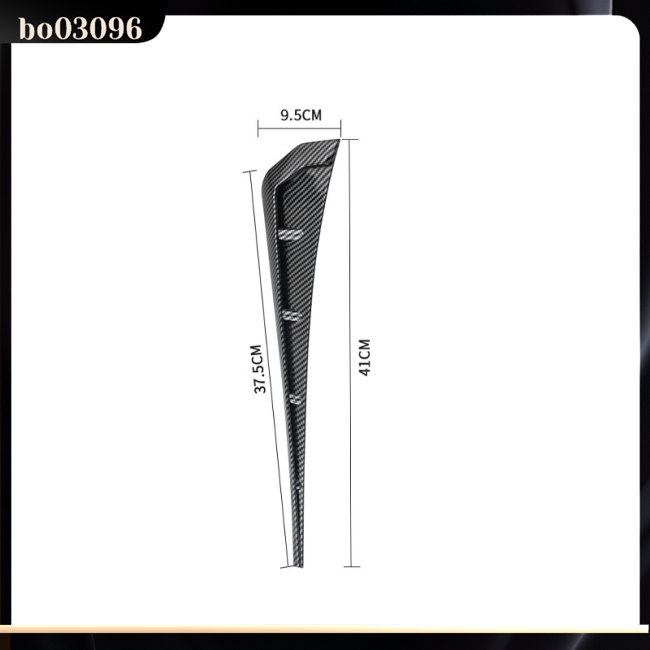 1 Cặp Miếng Dán Viền Lỗ Thông Gió Xe Hơi Hình Cá Mập