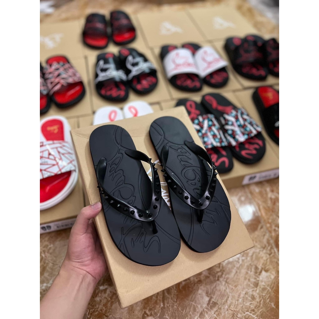 Dép xỏ ngón, tông LB logo nhiều màu fullbox bill thẻ LA on web