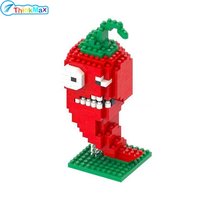 Bộ Đồ Chơi Lắp Ráp Plants VS Zombies Hoạt Hình Vui Nhộn Cho Bé