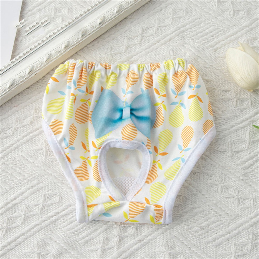Quần Tã Co Giãn Thoáng Khí In Họa Tiết Hoa Dễ Thương Tiện Dụng Cho Cún Cưng