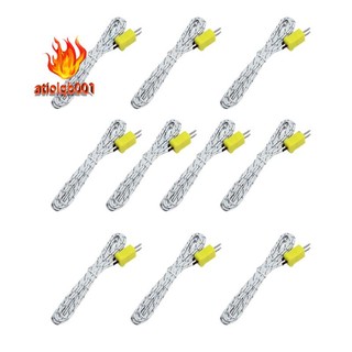 Set 10 đầu dò cảm biến nhiệt 3meters k type k - 50-350°cảm biến nhiệt độ chuyên dụng chất lượng cao