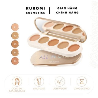 Che Khuyết Điểm Goldenage Focallure Đa Công Dụng 5 Trong 1, Che Hiệu Quả Quầng Thâm Mắt, Mụn