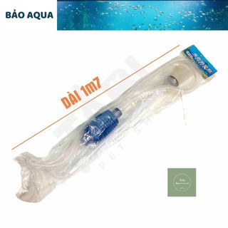 Dụng cụ bơm hút thay nước hồ cá, vệ sinh bể cá, bơm tay