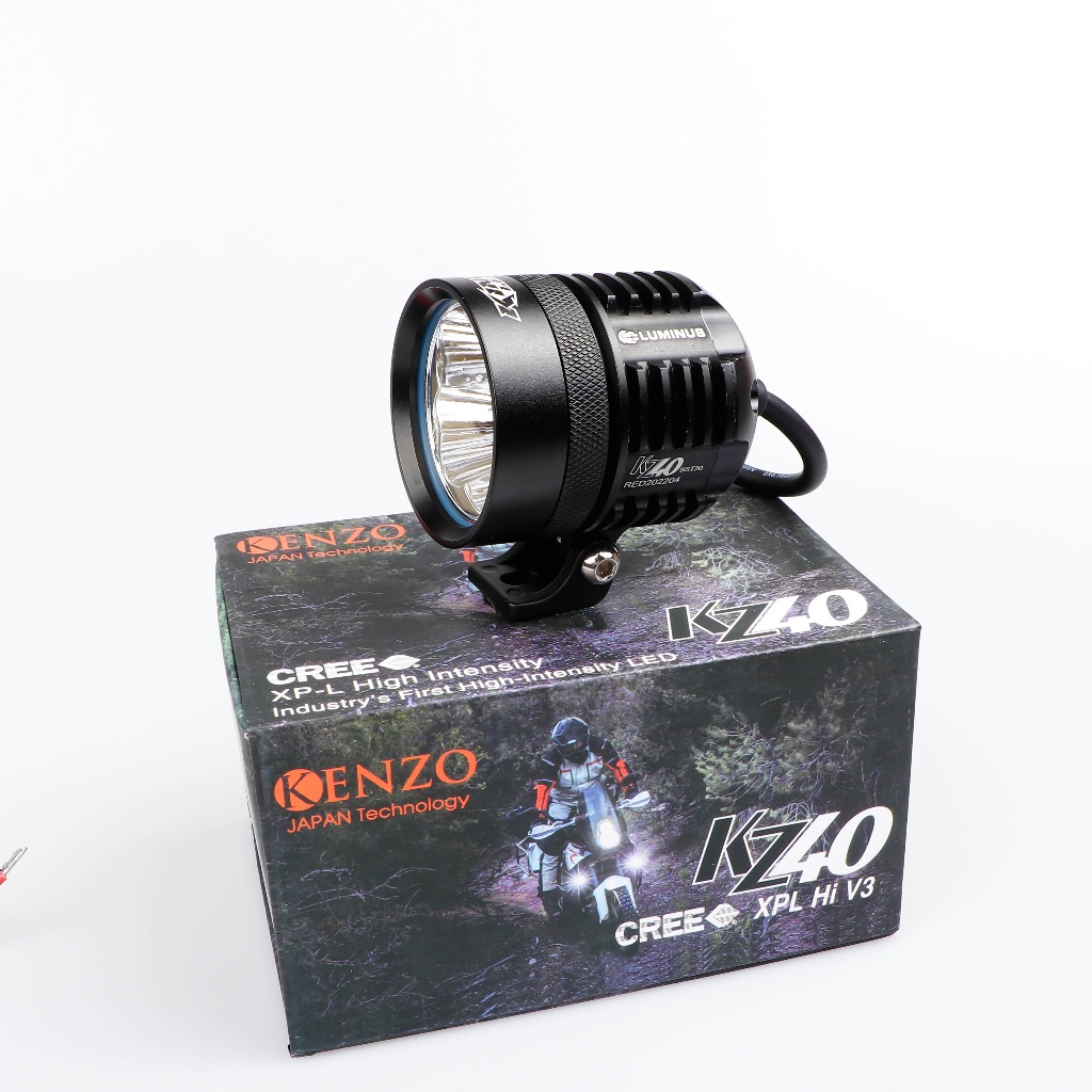 Đèn Trợ Sáng Kenzo40 Chip SST20 Sáng Gom Mạnh , Chiếu Xa Tặng Len Vàng