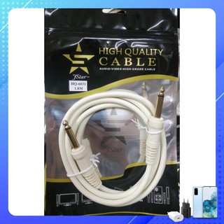 [Mã ELHACE giảm 4% đơn 300K] Cáp âm thanh 2 đầu 6.5mm chuyên dùng guitar, organ cao cấp(cáp loa 2 đầu 6 ly)