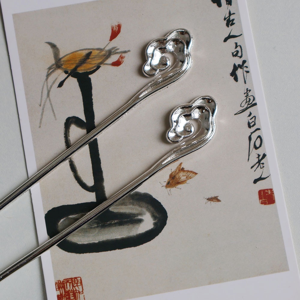 Kẹp Tóc Màu Vàng / Bạc Thời Trang Mùa Hè Phong Cách Mới 2023