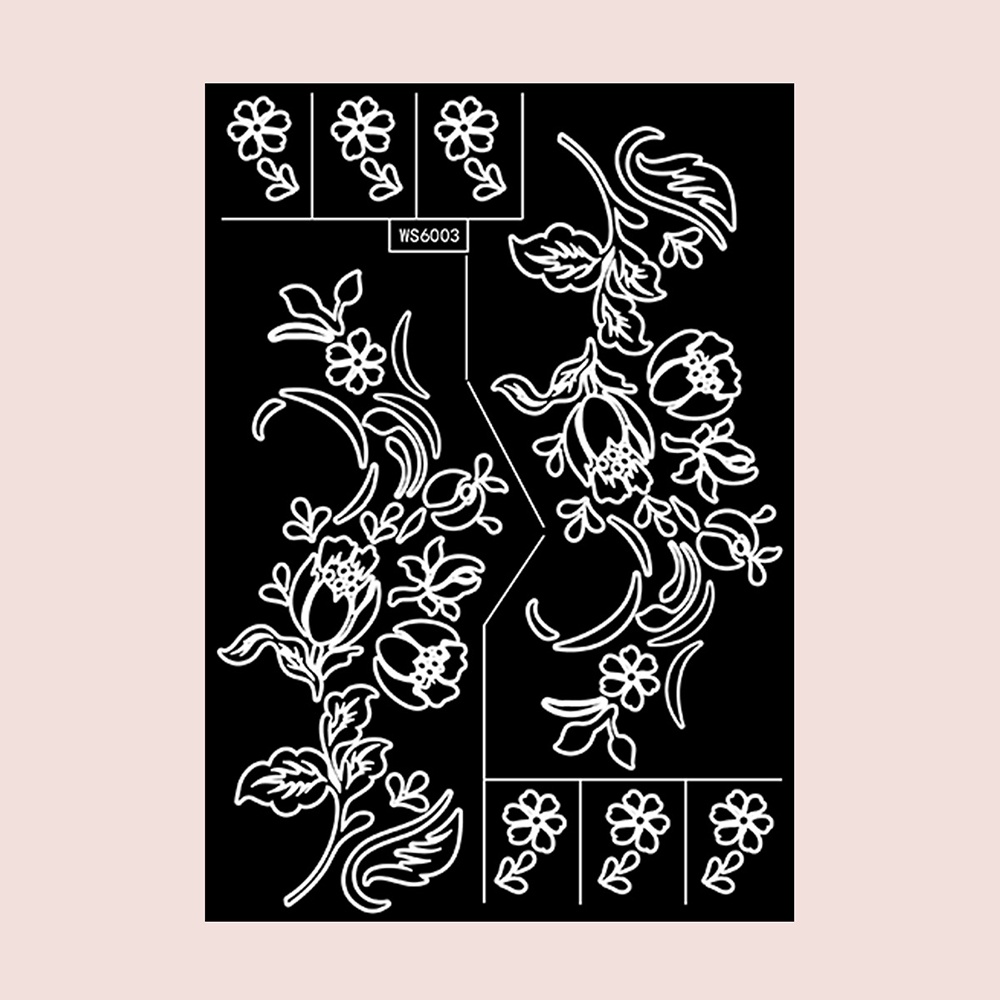 Khuôn Vẽ Hình Xăm Henna