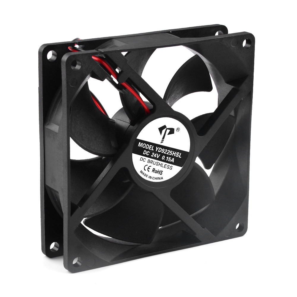 RIRIHI Quạt Làm Mát Không Chổi Than 9225 92Mmx25Mm 12V 2Pin DC