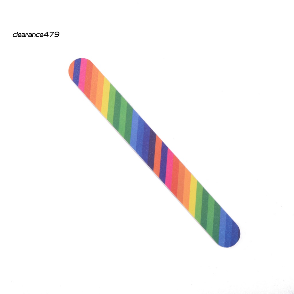 Dụng Cụ Mài Móng Mini Cầm Tay Màu Cầu Vồng Dễ Thương 479