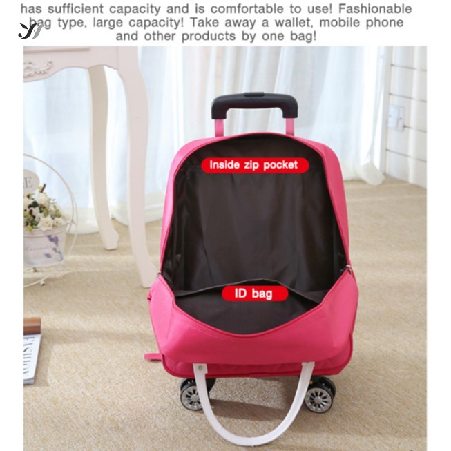 Youyao Ba Lô Du Lịch Có Bánh Xe Kéo Thời Trang Cho Nam Và Nữ