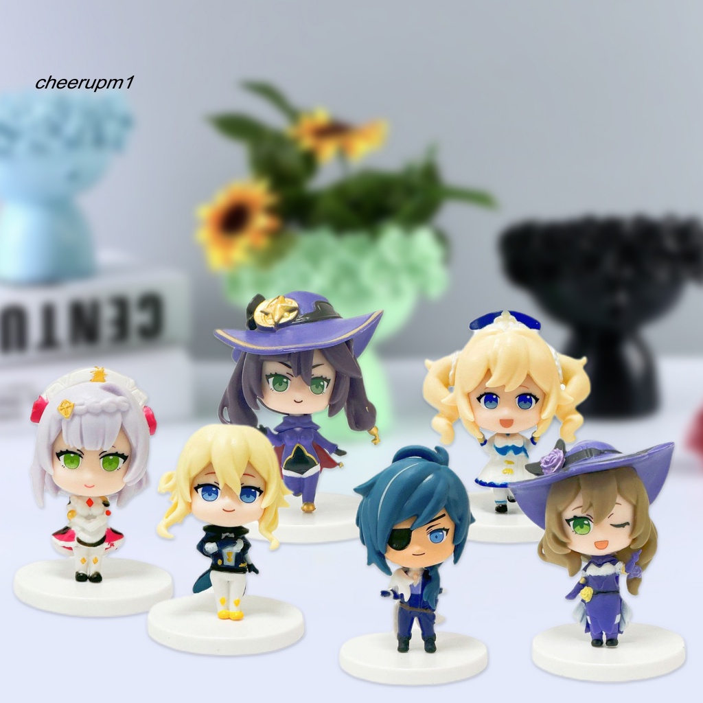 Set 6 Mô Hình Nhân Vật Phim Hoạt Hình Anime Dễ Thương