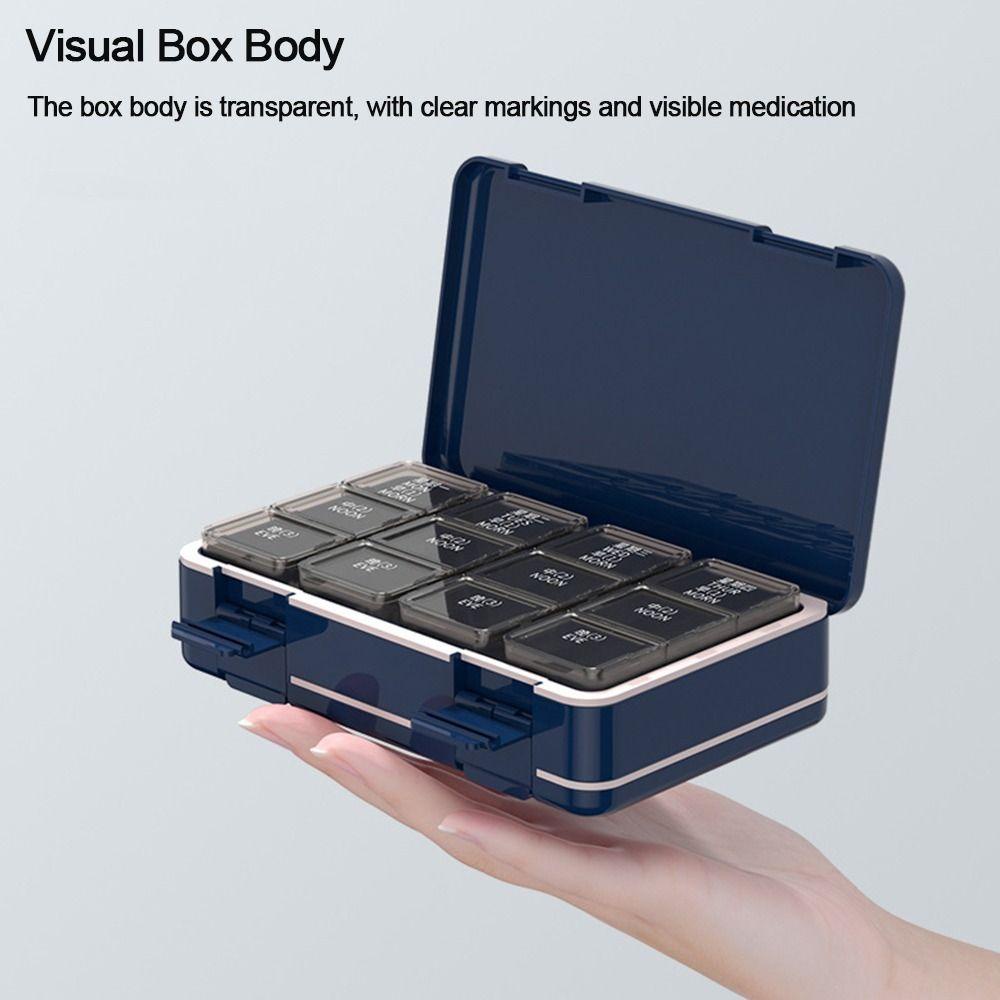 Hộp Đựng Thuốc 1 / 24 Ngăn Tiện Dụng Mang Theo Du Lịch