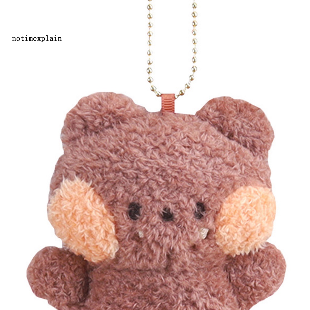 Móc Khóa Hình Thú Nhồi Bông Đáng Yêu