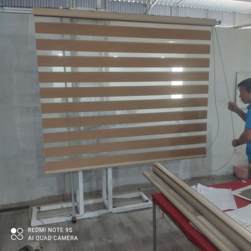 Rèm cầu vồng cao 125cm vải cản sáng 85%