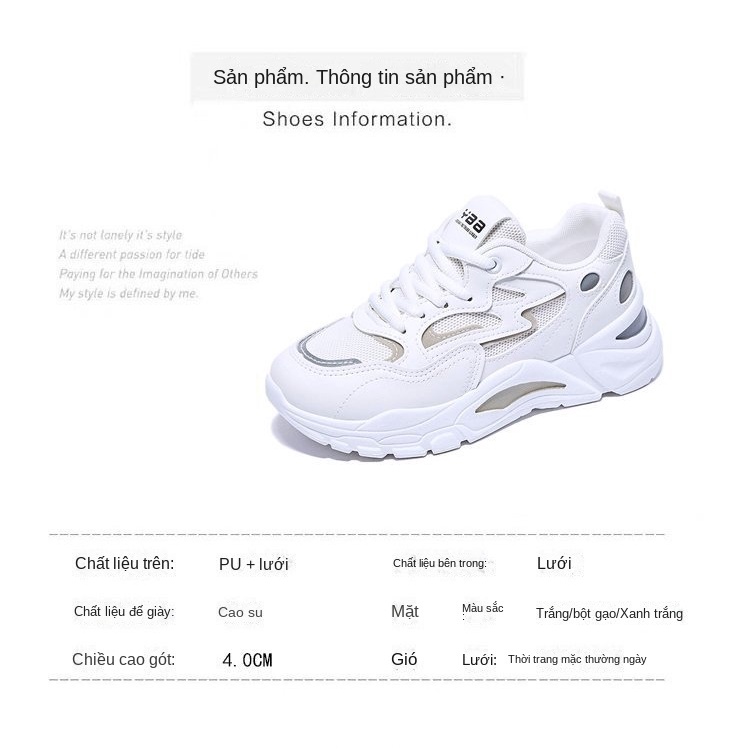 Giày Thể Thao Đế Dày Thiết Kế Mới Thời Trang Mùa Xuân Hè 2023 Theo Phong Cách Hàn Quốc Cho Nữ