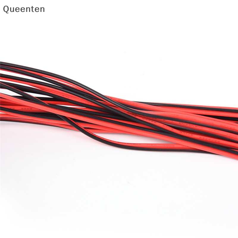 Dây Cáp Nối Đèn Led 2Pin 10m Màu Đỏ / Đen Cho Xe Hơi / Xe Máy