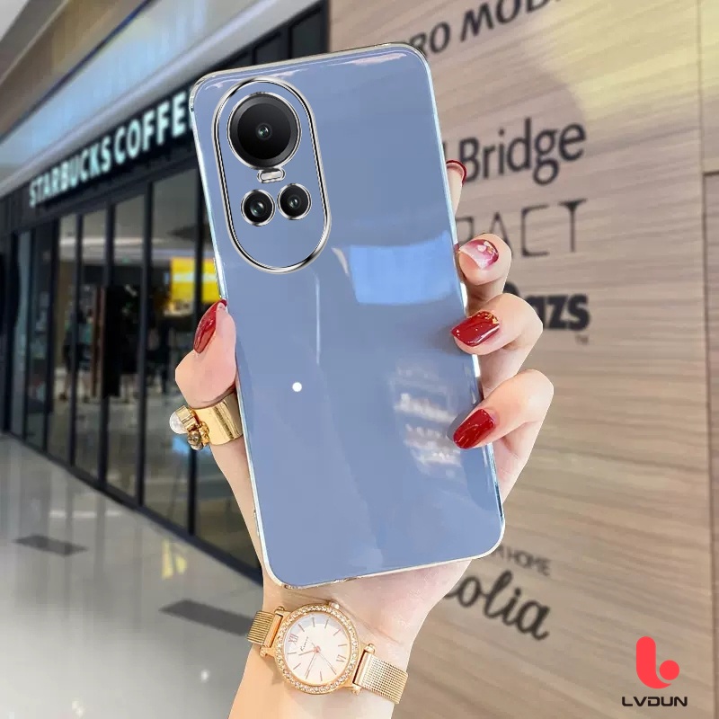 Ốp Điện Thoại Cho OPPO Reno10 5G Reno 10Pro 5G Bảo vệ tay áo mềm tay áo mạ OPPO Reno 10 5G Reno 10Pro 5G 2B-ZB