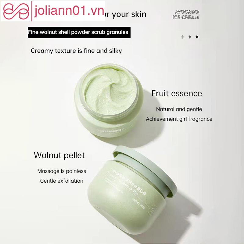 🎐Joliann🎐Kem Tẩy Tế Bào Chết Toàn Thân Chiết Xuất Quả Bơ Dưỡng Ẩm Làm Trắng Da