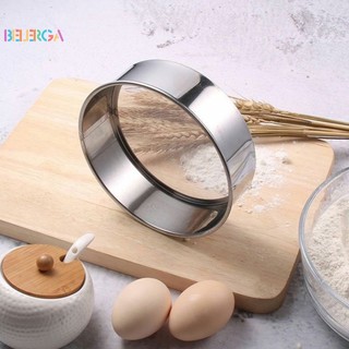 {Belerga} rây bột lưới nhà bếp rây rây bột inox tròn rây lọc mới