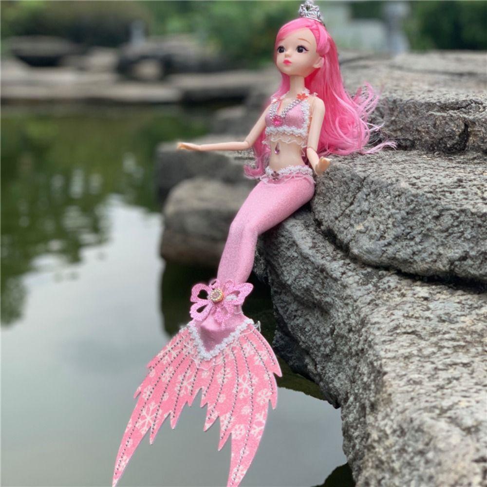 Búp Bê Nàng Tiên Cá BJD 3D Có Thể Tháo Rời