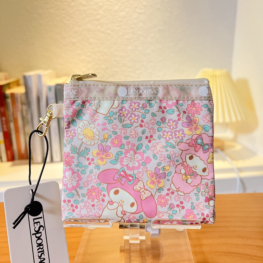 Ví Đựng Thẻ ID / Tiền Xu Có Móc Treo Họa Tiết Dễ Thương