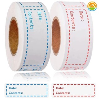 125 cái / cuộn niêm phong chai ngày dán nhãn giấy / nhà bếp lưu trữ thực phẩm nội dung ghi lại thẻ
