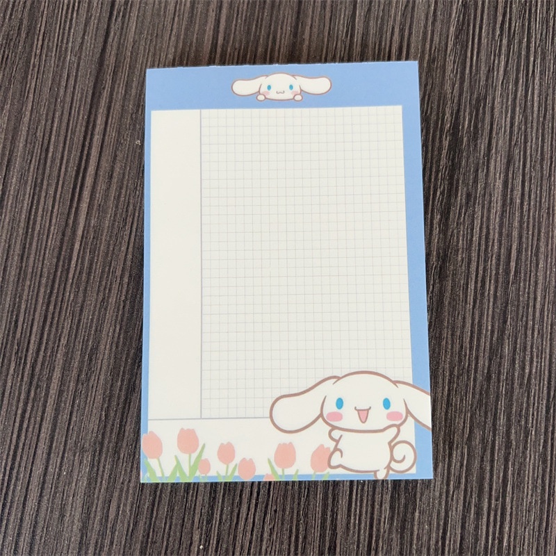 Bộ 50 Giấy Ghi Chú Họa Tiết Sanrio Kuromi Dễ Thương