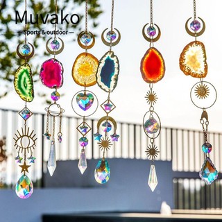 Muvako Dreamcatcher Hình Mặt Trời Nhiều Màu Sắc Làm Mặt Dây Chuyền
