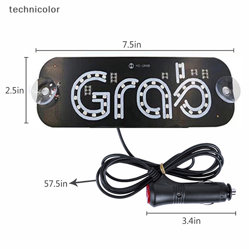 Giảm giá universal grab taxi led quảng cáo dấu hiệu đèn báo đèn báo xe 12v cửa hàng