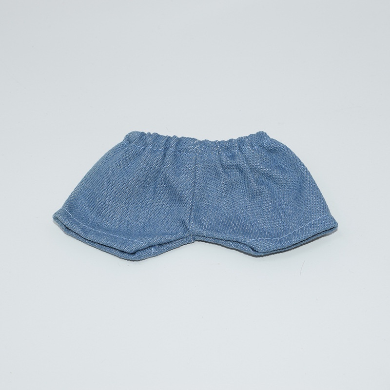 Mới Áo Thun cotton 20cm + Quần Short denim Thời Trang Cho Búp Bê