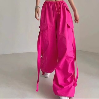 Quần ống rộng Phong Cách Đường Phố Mỹ Thời Trang Cho Nữ Ống quần nữ