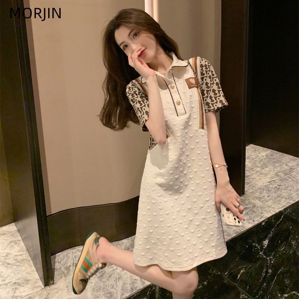 𝒀𝒂𝒏𝒚𝒂𝒏 Váy Thơm Nhỏ Cho Phụ Nữ Mùa Hè Mới Phong Cách Nhỏ Khí Chất Giản Dị Thời Trang Giảm Tuổi Polo Váy