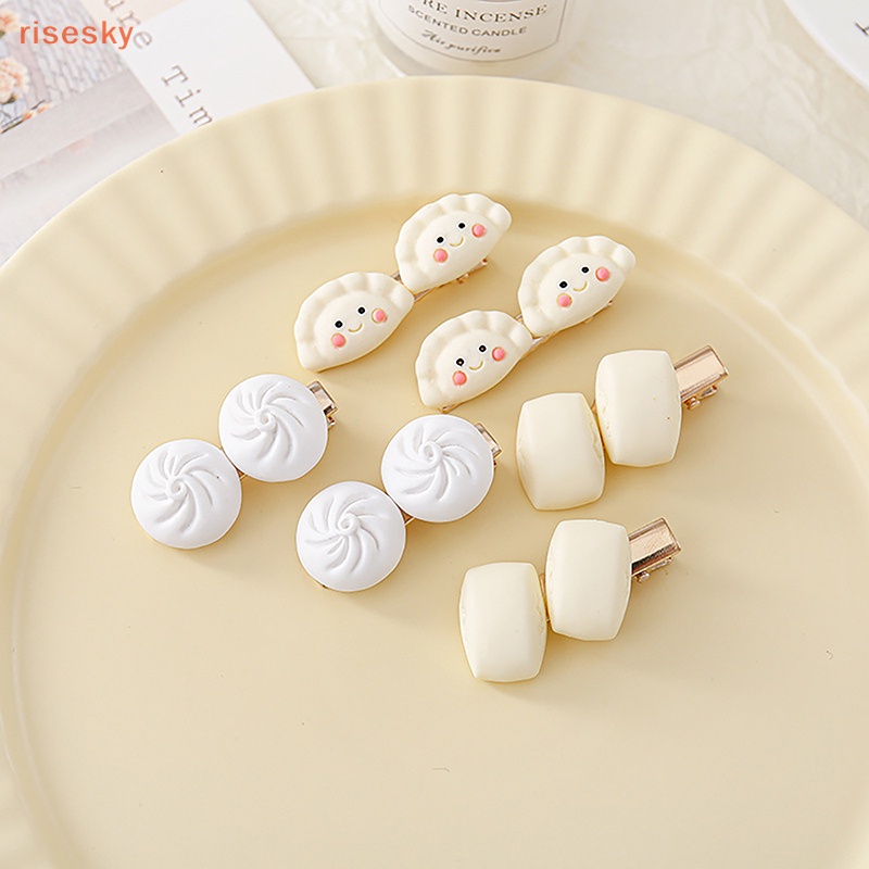 Kẹp Tóc BB Hình Bánh Bao Hấp Nhỏ Nhắn Dễ Thương Phong Cách Hàn Quốc Cho Nữ