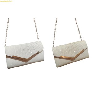 Túi đeo chéo vai kiểu bì thư lấp lánh thời trang sành điệu cho nữ