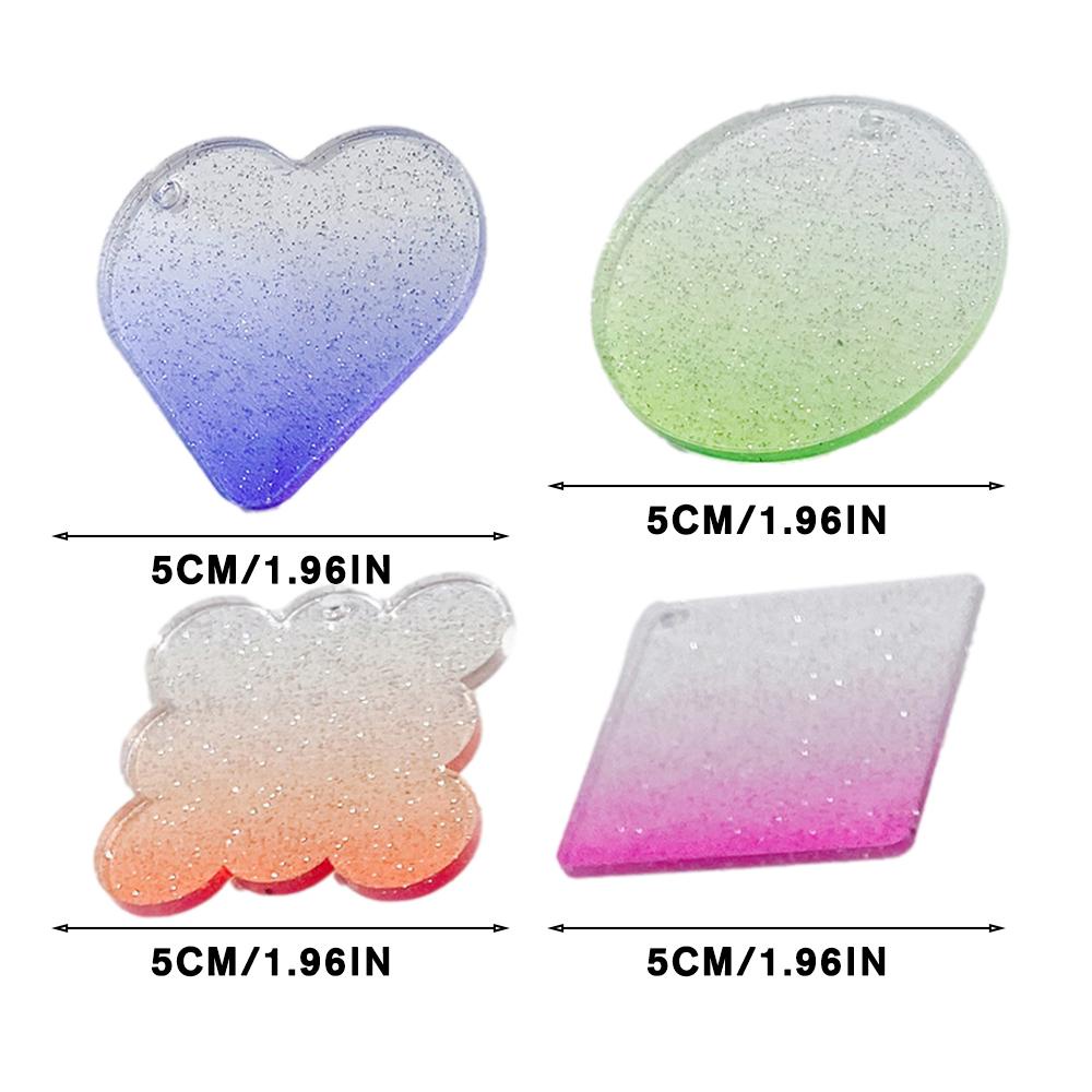 Tự làm acrylic goo cards acrylic key chain mặt dây chuyền ins quà tặng cho trẻ em đồ chơi tự làm