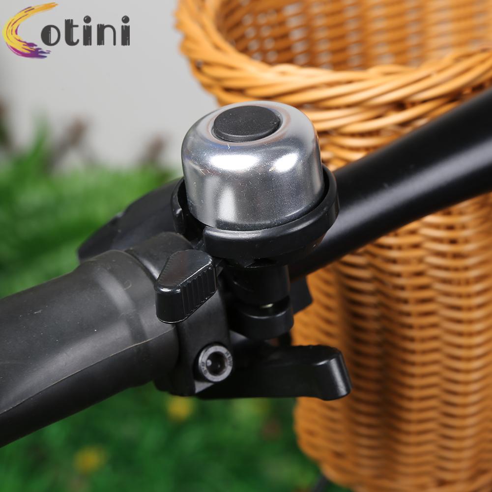 Giỏ Xe Đạp Bằng Dây Giả Da Có Chuông