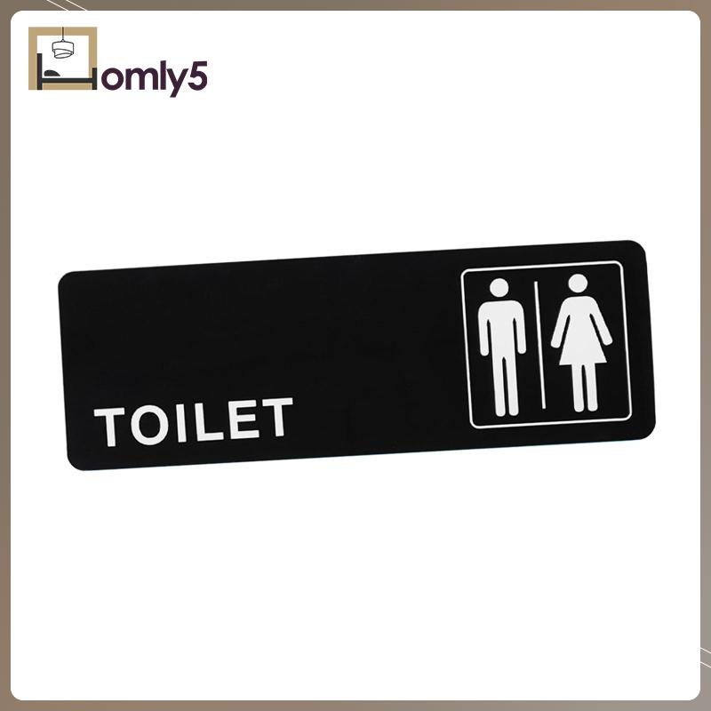 Bảng Kí Hiệu Nhà Vệ Sinh Nam Nữ Bằng acrylic Cho Nhà Hàng / Quán Cà Phê