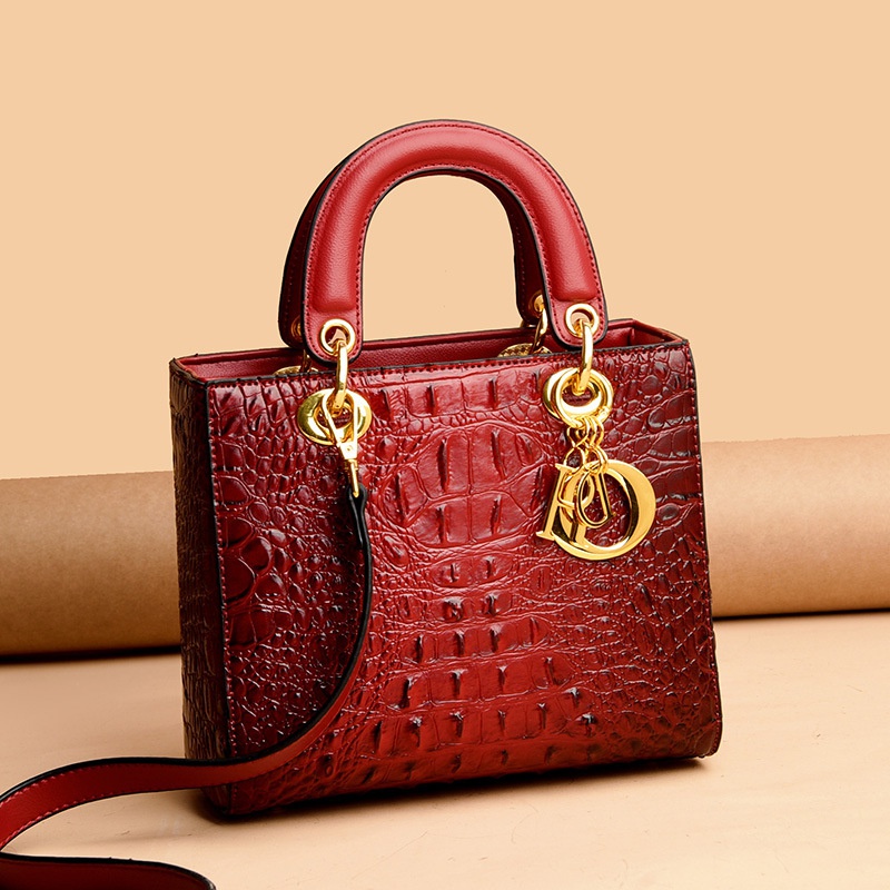 Túi Xách Họa Tiết Da Cá Sấu Cao Cấp Phong Cách Phương Tây Dễ Phối Đồ Hàng Mới Bán Chạy