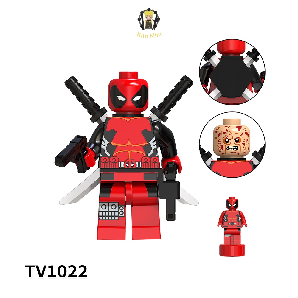 Minifigures DeadPool Venom Nhân Vật Siêu Anh Hùng Lắp Ráp TV6203