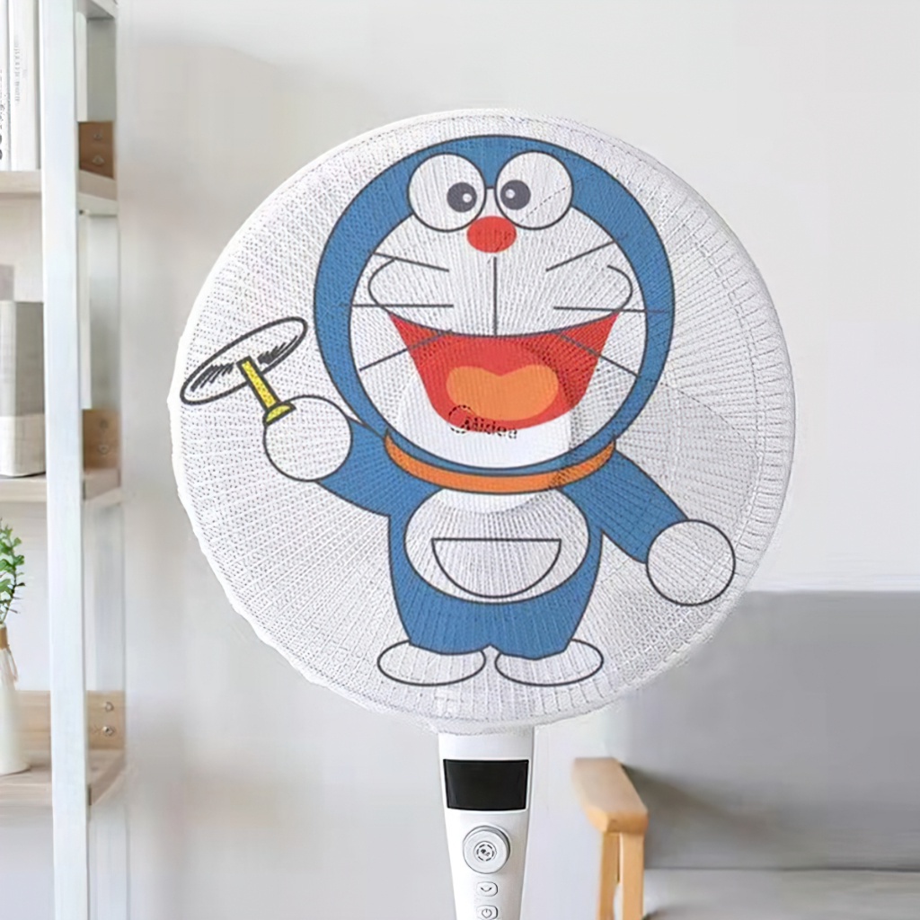 Lưới Vải Bọc Lồng Quạt Máy Có Dây Rút An Toàn Cho Bé Mẫu Hoạt Hình Dễ Thương ARSE FANS