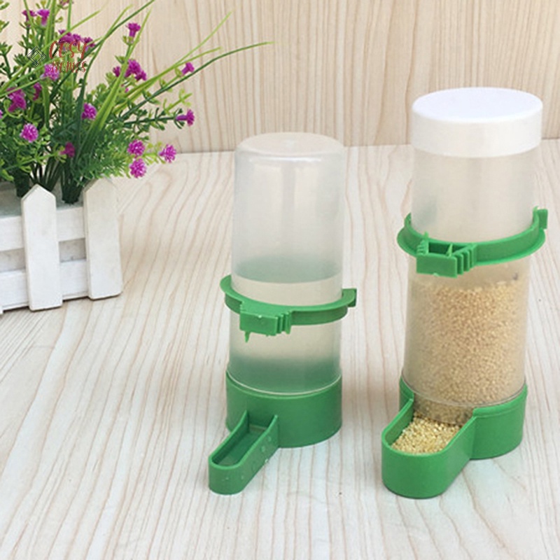 Lồng thú cưng chuồng chim vẹt budgie chim Hoàng Yến uống thức ăn trung chuyển tưới nước Clip mới