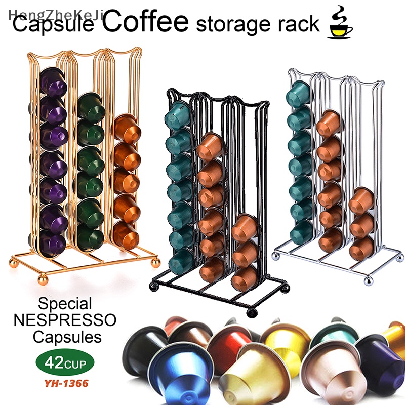 Giá đỡ tháp đựng viên nén cà phê cho 42 viên nang nespresso giá đỡ pod hhe