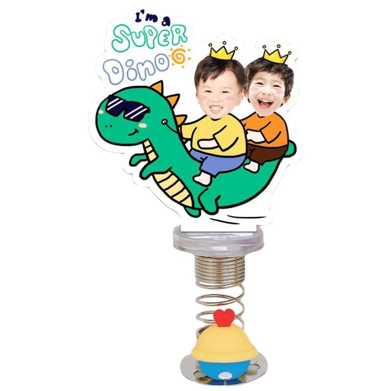 Lò xo theo yêu cầu dành cho gia đình, cặp đôi chipi bé trai bé gái -AC.GIFT