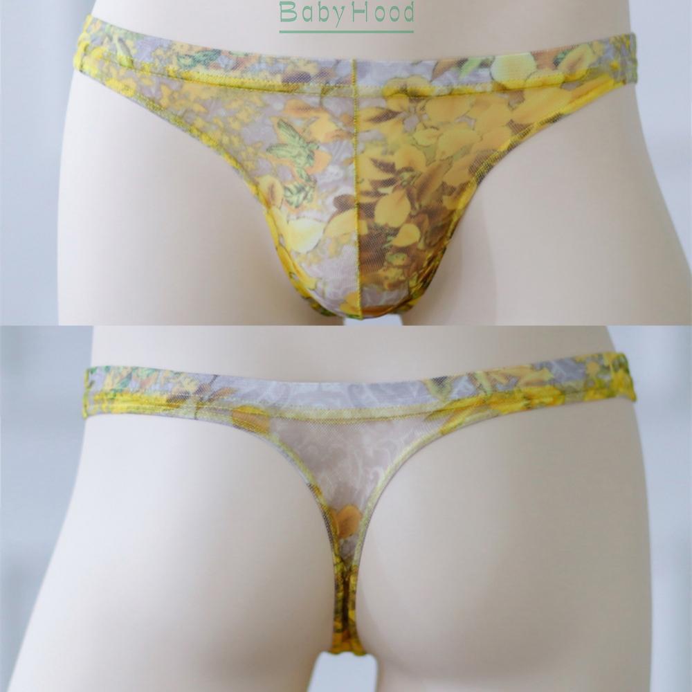 Men Sexy G-String Briefs Thong Mesh Lingerie Underwear Bikini Underpants Panties#BBHOOD