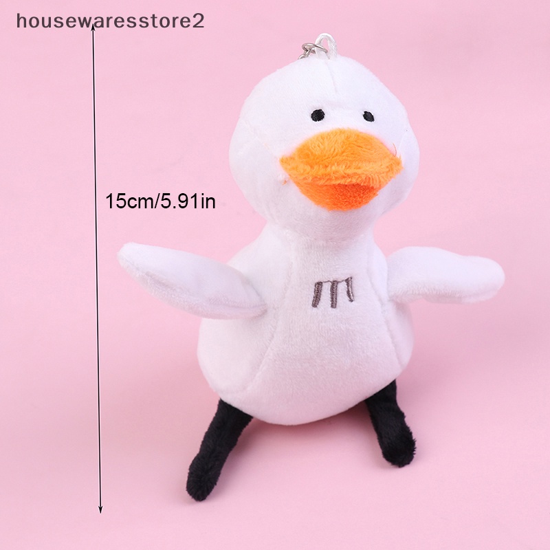 Phim hoạt hình búp bê vịt đáng yêu móc khóa túi xe phụ kiện cặp đôi sang trọng dễ thương keyring boutique