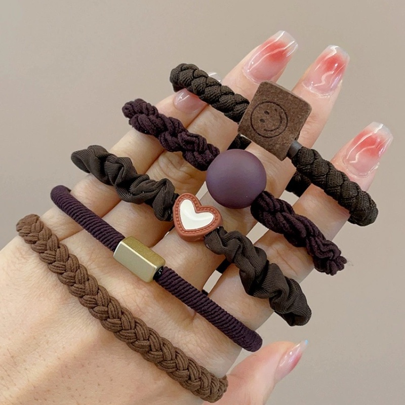 Dây Buộc Tóc Cao Su Co Giãn Thời Trang Cho Nữ